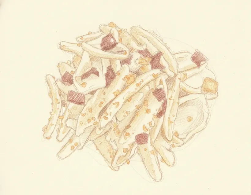 Strascinati con Mollica e Peperoni Cruschi