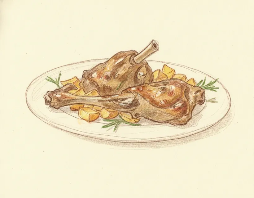 Capretto al Forno con Patate