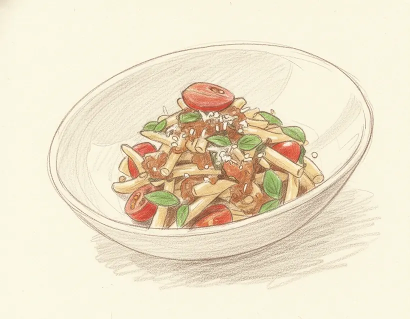 Fileja con Sugo di Capra
