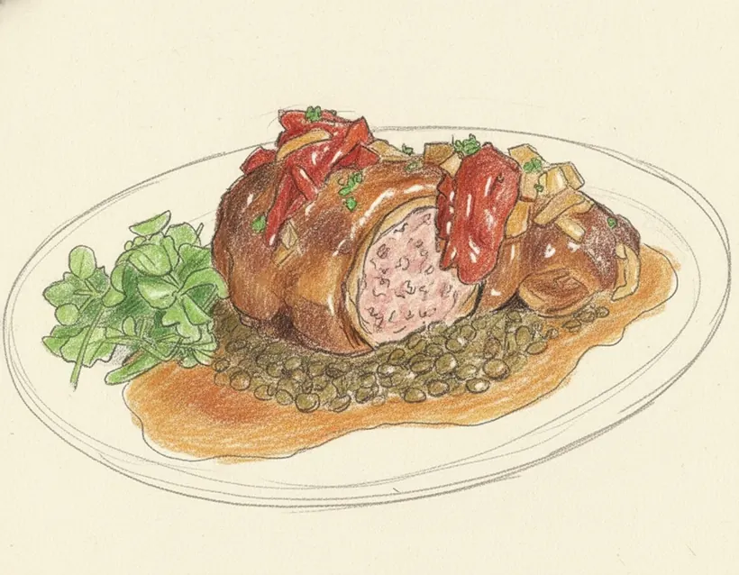 Zampone e Cotechino con Lenticchie