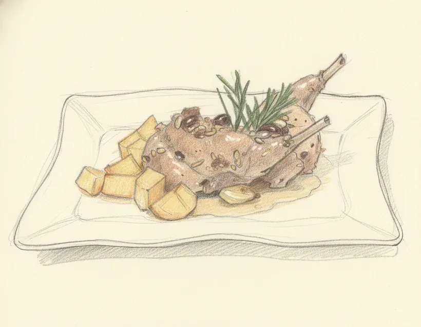 Coniglio alla Ligure