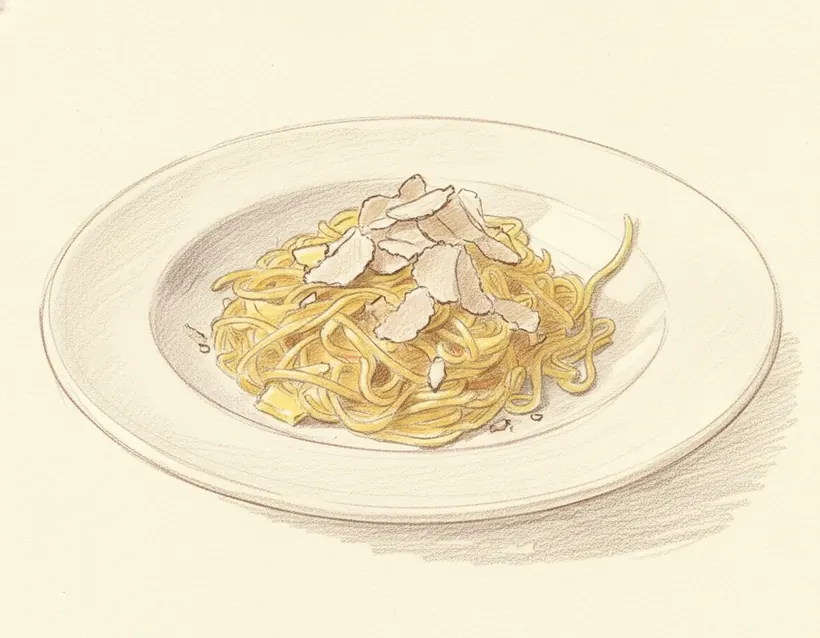 Tajarin al Tartufo Bianco