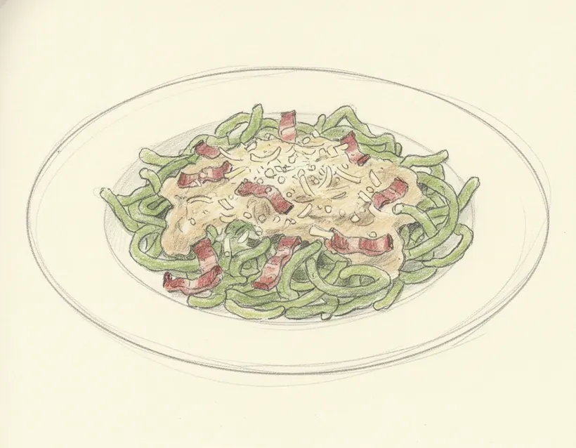 Spätzle allo Speck