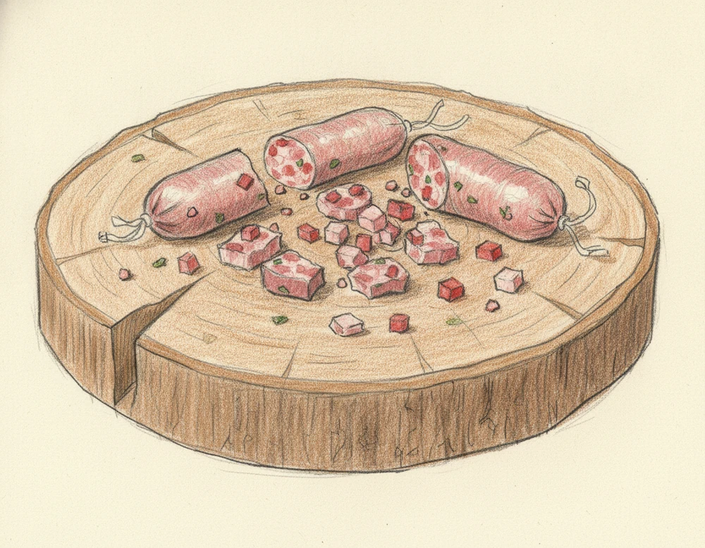 Salsiccia al Ceppo di Linguaglossa